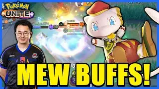 These RECENT MEW Buffs Feel SO STRONG Right Now! TON Of Damage Through Out The GAME! | Pokémon Unite