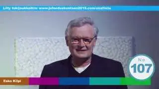 Jufo eduskuntaan 2015 -tukija: Esko Kilpi