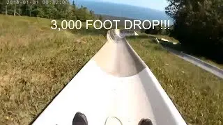 Lutsen Mountain Alpine Slide...3,000 FOOT VERTICAL DROP!!