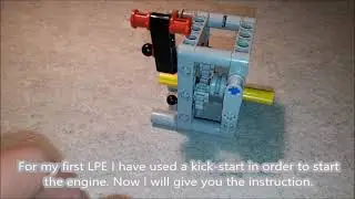 MOC LEGO&reg; Technic kick start with free instruction