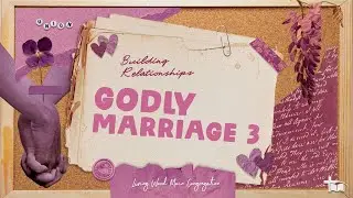 Chuck Day - Building Relationships: - Godly Marriage 3 (2025/11/16 18:00 Service)