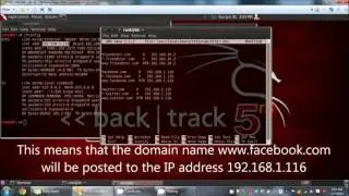 MITM Attack by DNS Spoofing using BackTrack 5
