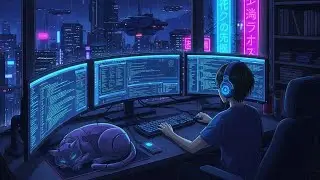 Cyberpunk Night City 🌃 Sci-Fi Lofi Beats for Coding & Late Night Work [Synthwave Chill]