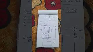 dol starter connection (power+control diagram)