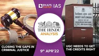 'The Hindu' Analysis for 9th April, 2022. (Current Affairs for UPSC/IAS)