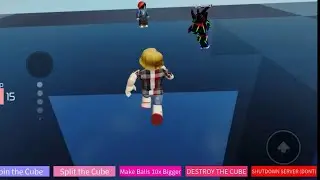 Most funny game I&rsquo;ve even played - Stay on the cube in Roblox 