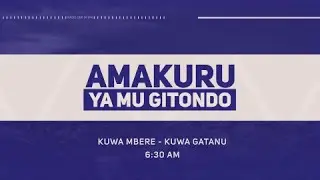 AMAKURU  YA MU GITONDO 6:30 I 16.01.2026