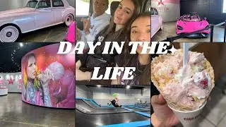 Day in our life!!(Trampoline Park, Jeffree Star Store, Ice cream😝)