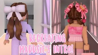 Recreating Mxddsie&rsquo;s Intro!