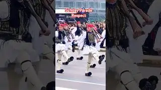 How Elite Greek Soldiers Perform Their Ritual #athensgreece #shorts #ytshorts