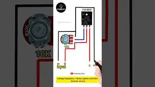 Voltage Regulator Circuit #voltageregulator #shorts #diy