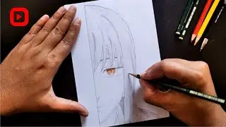 How to draw [Finishing] Makima Half Face || Chainsaw Man || Easy anime drawing for beginners
