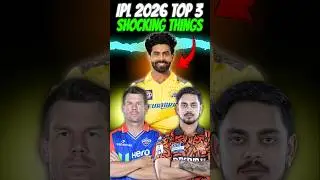 IPL 2026 TOP 3 CRAZY SHOCKING THINGS🥵
