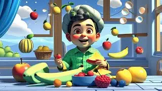 Learn Fruits & Their Benefits 🍎🍌🍊 | Fruits Song for Kids | Healthy Eating | JK Little Learners