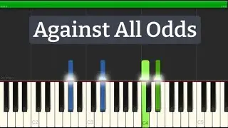 Phil Collins - Against All Odds - ( Piano Accompaniment  )
