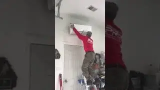 Installing a Daikin indoor wall mounted unit