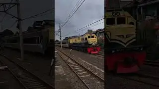 CC 201 83 34 VINTAGE DINAS RANGKAIAN KA BATAVIA EXPRESS #videoshort #keretaapi #train #vintage