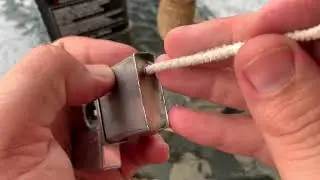 Fixing a stuck Flint in a Nimrod Commander Pipe Lighter.