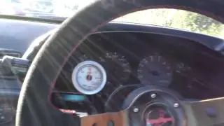 R32 GTR stock engine EFR7670 T4 twin scroll external gate boost buildup (4th gear)