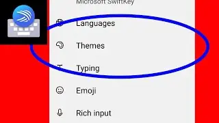 Microsoft SwiftKey Thems settings 👍