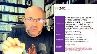 Matura USTNA 2025, lista 68 zadań jawnych na majowy egzamin maturalny z j.polskiego - omówienie.