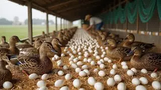 25.000 patos moviéndose juntos: ¿cómo producen huevos sin jaulas ni granjas?