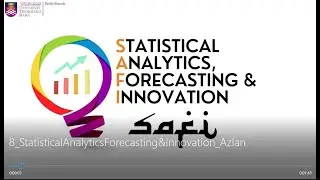 Statistical Analytics Forecasting & Innovation
