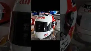Nigel Mansell Signed Helmet Visor 1992 #f1 #formula1 #racing #helmet #automotive #motorsport