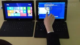 PiPo W1 Win8 PC Comparison with Surface RT