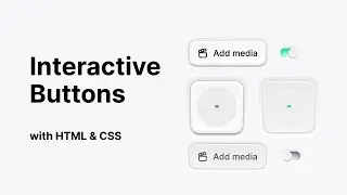 Create Interactive Buttons Using Only HTML & CSS Like a Pro!