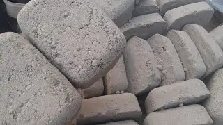 🤎muddy stone cement fully dry clay pot & floor crumbling with water poring🤎