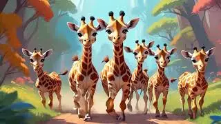 Giraffe Adventures: A Short and Sweet Poem-----Fun and Educational Kids Rhymes Compilation