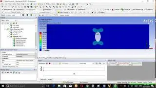An Elastic Plate With an Elliptic Hole in its centre is subjected to uniform longitudinal In ANSYS A