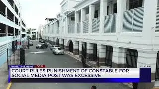 Court Rules Punishment of Constable for Social Media Post was Excessive | TVJ News