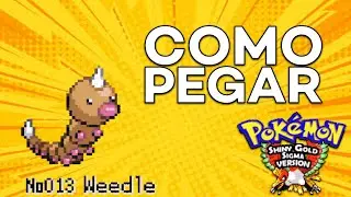 Pokémon Ultra Shiny Gold Sigma - Como Pegar O Weedle
