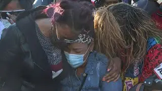 Prayer vigil for hospitalized rapper DMX in White Plains, New York | AFP