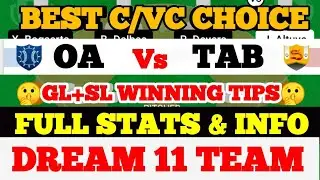 OA vs TAB Dream11 prediction OA vs TAB Baseball Dream11 Team OA vs TAB Baseball Team today