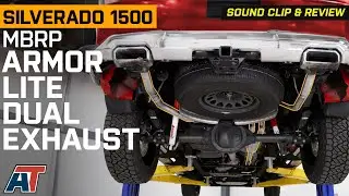 2019-2024 Silverado & Sierra 1500 MBRP Armor Lite Dual Exhaust System Review & Install
