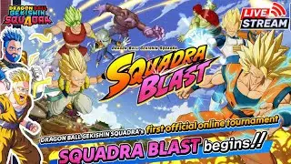 Squadra Blast Live! 🏆 First Official Global Dragon Ball Gekishin Squadra Tournament Begins! 🔥#dbs