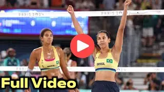 Brazil's Ana Patricia Silva Ramos / Eduarda Santos Lisboa win women's gold after three-set drama