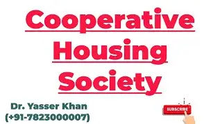 Cooperative Housing Society | Meaning Of Cooperative Housing Society | Cooperative Society | CUET