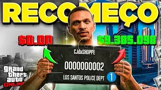 COMEÇANDO DO ZERO no GTA 5 ONLINE! Ep 1 (O REINÍCIO com CJ!) 2024