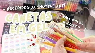 Testando Canetas em Gel da Shuttle Art | Vale a Pena?