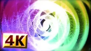 [4K Free Footage]  Swirling Particles Motion Backgrounds 2160p / Spiral / Vortex / Eddy / whirlpool