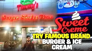 Try Famous Brand Pizza & ICS Cream | Pizza Review | Pizza Taste Test