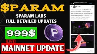 PARAM Labs Full Details | PARAM Labs New Update | PARAM TGE Update | Must Watch🤑