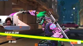 JAKE GENJI AND MEI GAMEPLAY - POTG! [ OVERWATCH 2 TOP 500 SEASON 4 ]