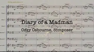Diary of a Madman Concert Band Arrangement