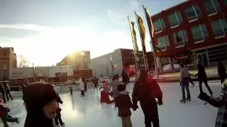 Skating at Kitchener City Hall (GoPro test at 960p)