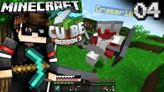 Minecraft Cube SMP S3: Episode 4 - 1V1 DUEL WITH GRASER!